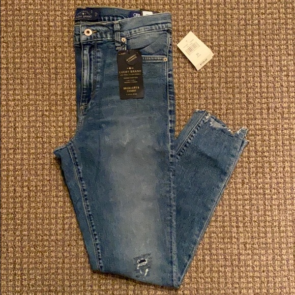 High rise, Stretch skinny jeans